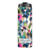 Bouteilles Isothermes PixDezines Aquarelle Boho Géométrique/Triangles (Devant)