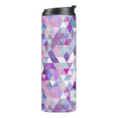 Bouteilles Isothermes PixDezines Aquarelle Boho Géométrique/Triangles (Tourné sur la gauche)