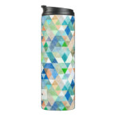 Bouteilles Isothermes PixDezines Aquarelle Boho Géométrique/Triangles (Tourné sur la droite)