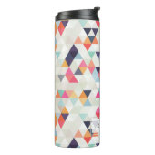 Bouteilles Isothermes PixDezines Aquarelle Boho Géométrique/Triangles (Tourné sur la gauche)
