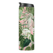 Bouteilles Isothermes PixDezines Aquarelle Foliage tropical (Tourné sur la droite)