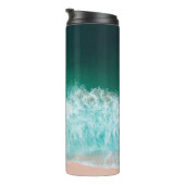 Bouteilles Isothermes PixDezines Beach Waves Emerald Sea Pink Sand (Tourné sur la droite)