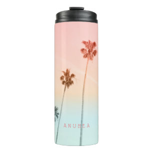 Bouteilles Isothermes PixDezines Bonbons de coton Palms tropicaux
