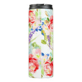 BOUTEILLES ISOTHERMES PIXDEZINES COULEUR D'EAU PÉONIES CORALES (Dos)