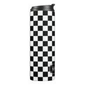 Bouteilles Isothermes PixDezines do-it-yourself Arrière - plan/À damiers (Tourné sur la gauche)