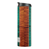 Bouteilles Isothermes PixDezines Faux Koa Bois Longboard (Tourné sur la droite)