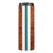 Bouteilles Isothermes PixDezines Faux Koa Bois Longboard (Dos)