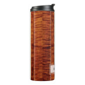 Bouteilles Isothermes PixDezines Faux Koa Bois Longboard (Tourné sur la gauche)