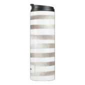 Bouteilles Isothermes PixDezines Faux Tailles Métalliques/Argent (Tourné sur la droite)