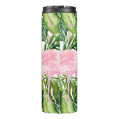 Bouteilles Isothermes PixDezines Flamants roses roses+Foliage tropical (Dos)