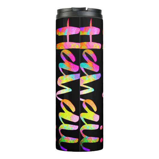 Bouteilles Isothermes PixDezines HAWAII LAVA RAINBOW/do-it-yourself Arri (Dos)