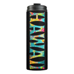 Bouteilles Isothermes PixDezines HAWAII TIKI/DO-IT-YOURSELF Arrière - pl