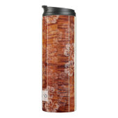 Bouteilles Isothermes PixDezines Hibiscus Faux Koa Bois Longboard (Tourné sur la droite)