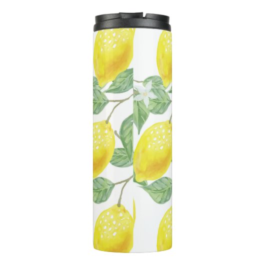 Bouteilles Isothermes PixDezines MONOGRAM MOTIF LEMON (Dos)