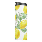 Bouteilles Isothermes PixDezines MONOGRAM MOTIF LEMON (Tourné sur la droite)