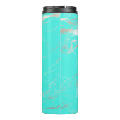 Bouteilles Isothermes PixDezines MONOGRAM VINS D'ARGENT TURQUOISE (Dos)