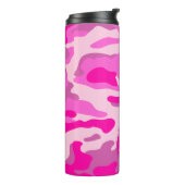 Bouteilles Isothermes PixDezines Monogramme Sassy Camouflage rose (Tourné sur la gauche)