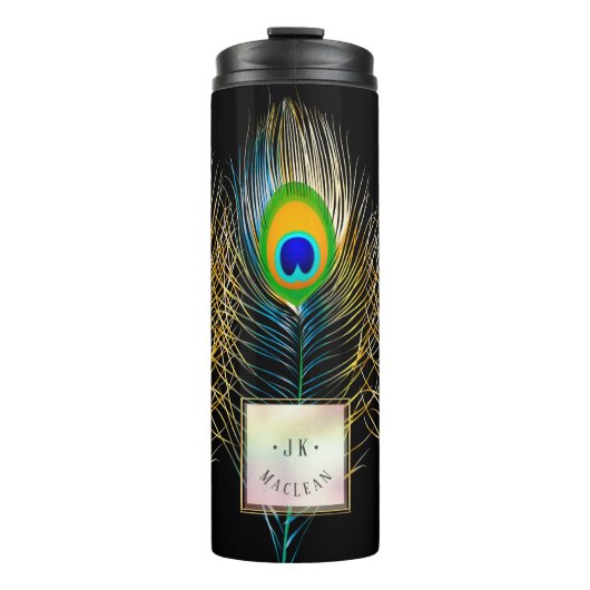 Bouteilles Isothermes PixDezines Peacock Feather (Devant)