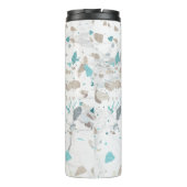 Bouteilles Isothermes PixDezines TERRAZZO AQUA ARGENT TURQUOISE (Dos)