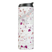 Bouteilles Isothermes PixDezines TERRAZZO OR ROSE, ARGENT BURGUNDY (Tourné sur la gauche)