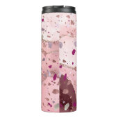 Bouteilles Isothermes PixDezines TERRAZZO OR ROSE, BURGUNDY (Dos)