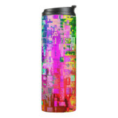 Bouteilles Isothermes Pixel d'artefact abstrait couleur (Tourné sur la gauche)