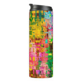 Bouteilles Isothermes Pixel d'artefact abstrait couleur (Tourné sur la droite)