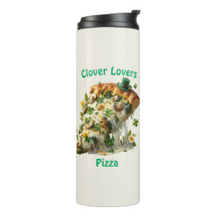 Bouteilles Isothermes Pizza Amoureux du Trèfle St. Patrick’s Day