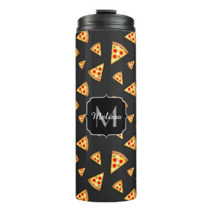 Bouteilles Isothermes Pizza tranches Cool et amusantes motif Monogramme