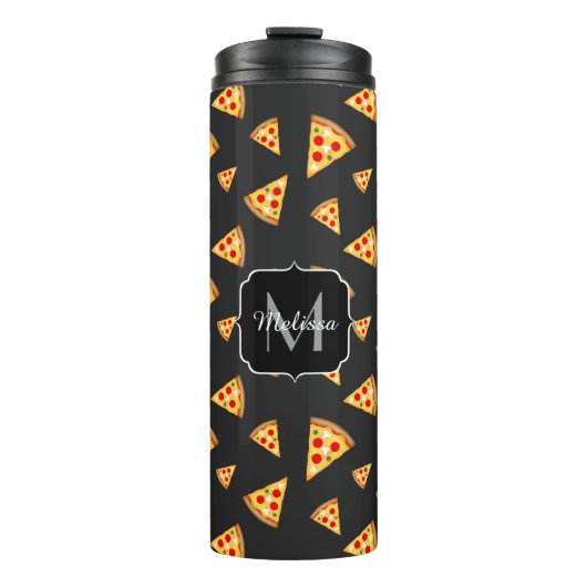 Bouteilles Isothermes Pizza tranches Cool et amusantes motif Monogramme (Devant)