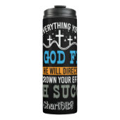 Bouteilles Isothermes Placer Dieu premier succès (Devant)