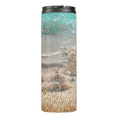 Bouteilles Isothermes Plage Aqua Gold Parties scintillant (Dos)