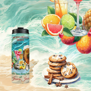 Bouteilles Isothermes Plage Cocktails Fruits tropicaux Fête de Bachelore