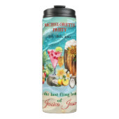 Bouteilles Isothermes Plage Cocktails Fruits tropicaux Fête de Bachelore (Devant)