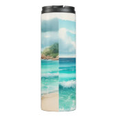 Bouteilles Isothermes Plage côtière tropicale (Dos)