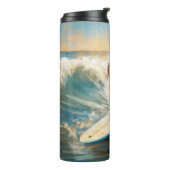 Bouteilles Isothermes Plage de Coton De Tulear Peinture de surf (Tourné sur la gauche)