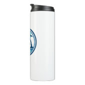 Bouteilles Isothermes Plage de Navarre Floride Palmiers Oiseaux (Tourné sur la droite)