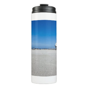 Bouteilles Isothermes Plage en mer du Nord, Sankt Peter Ording