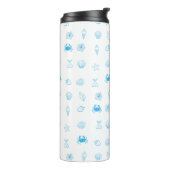 Bouteilles Isothermes Plage grecque minimaliste (Tourné sur la gauche)