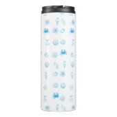Bouteilles Isothermes Plage grecque minimaliste (Dos)