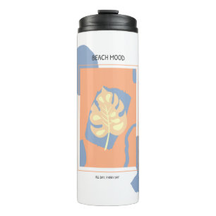 Bouteilles Isothermes Plage Humeur Abstrait Feuille tropicale