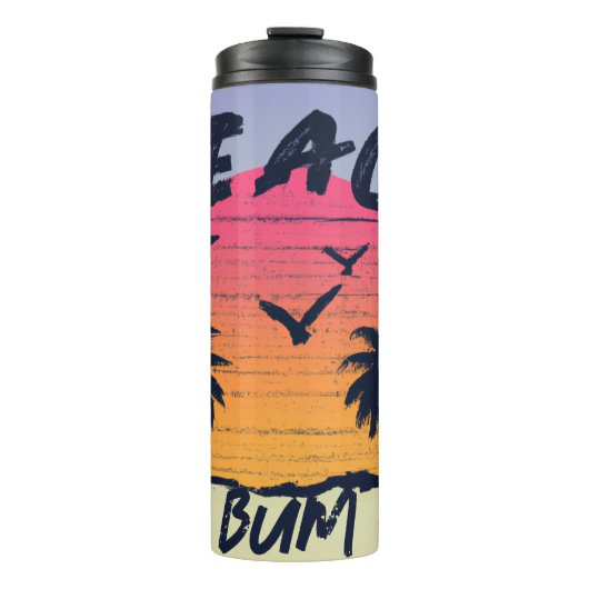 Bouteilles Isothermes Plage/littoral/tropical/hawaïen (Devant)