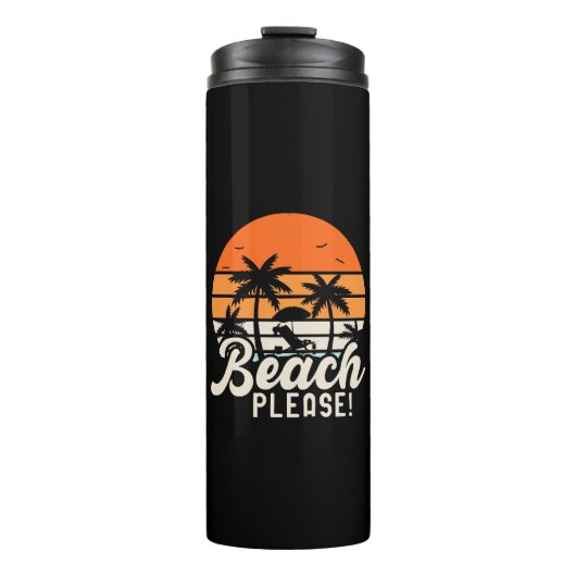 Bouteilles Isothermes Plage S'il Vous Plaît (Devant)