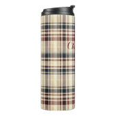 Bouteilles Isothermes Plaid Beige Classique À damiers Motif (Tourné sur la gauche)