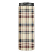 Bouteilles Isothermes Plaid Beige Classique À damiers Motif (Dos)