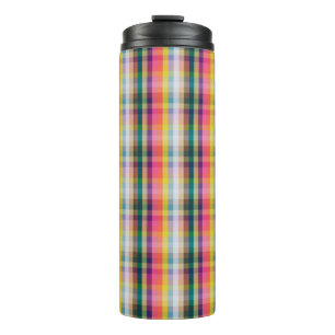 Bouteilles Isothermes Plaid écossais abstrait