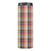 Bouteilles Isothermes Plaid écossais abstrait (Dos)