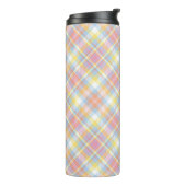 Bouteilles Isothermes Plaid en pastel de rayure (Tourné sur la gauche)