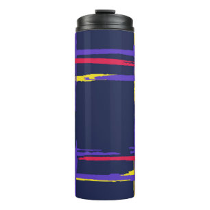 Bouteilles Isothermes Plaid. Grunge Stripes Simples. Texture Abstraite w