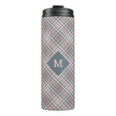 Bouteilles Isothermes Plaid Monogramme personnalisé / Motif Tartan (Devant)